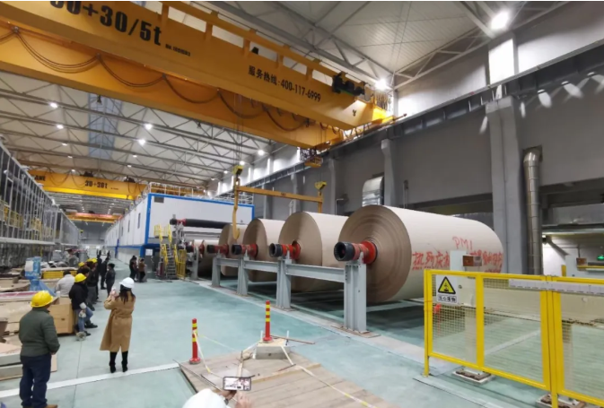 貴州鵬昇紙業(yè)60萬噸瓦楞、箱板紙開機(jī)